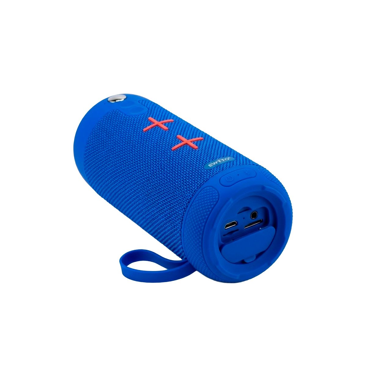 PACK2 ALTAVOZ COMPACTO AZUL SONIDO CLARO Y ACCESORIO PORTATIL PARA CASA Y+REGALO STICKER - 2