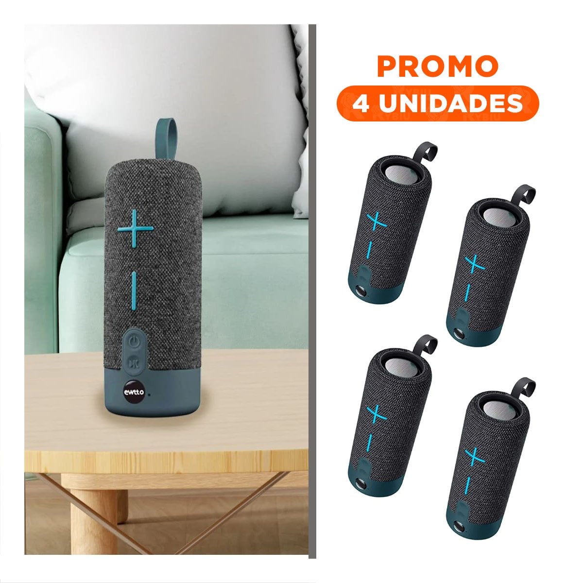 PACK4 PARLANTE MULTIMEDIA PLOMO SONIDO PROFESIONAL Y POTENTE PARA OFICINA Y+REGALO STICKER - 1