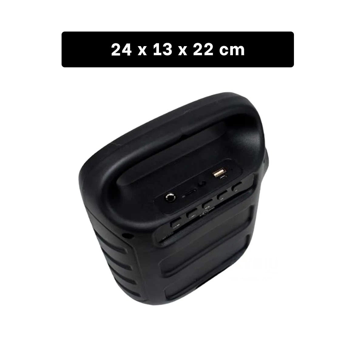 PACK6 ALTAVOZ MULTIMEDIA NEGRO CON LINTERNA INCORPORADA 6,5 PULGADAS - 4