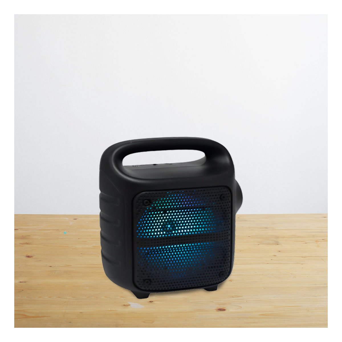 PACK6 ALTAVOZ MULTIMEDIA NEGRO CON LINTERNA INCORPORADA 6,5 PULGADAS - 5
