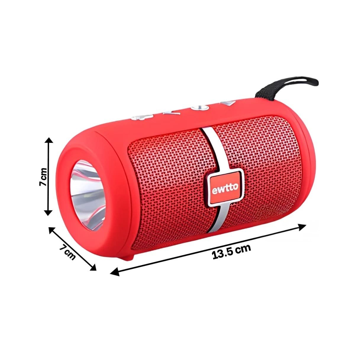 PACK6 SISTEMA PORTATIL ROJO SONIDO DURADERO Y POTENTE PARA HOGAR Y TRABAJO Y+REGALO STICKER - 4