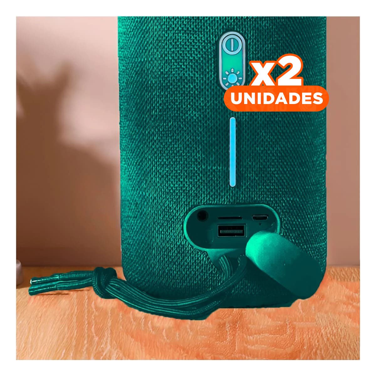 PACK2 EQUIPO ERGONOMICO VERDE AUDIO COMODO Y PRACTICO PARA HOGAR Y OFICINA Y+REGALO STICKER - 1