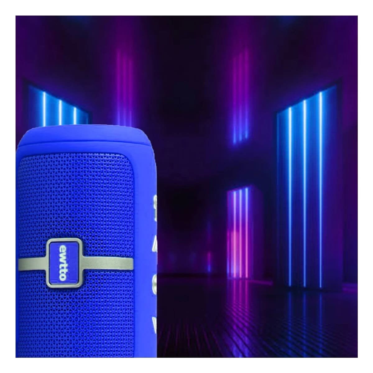 PACK4 REPRODUCTOR COMPACTO AZUL AUDIO PORTATIL Y FUNCIONAL PARA CASA Y ESTUDIO Y+PAPEL REGALO - 2