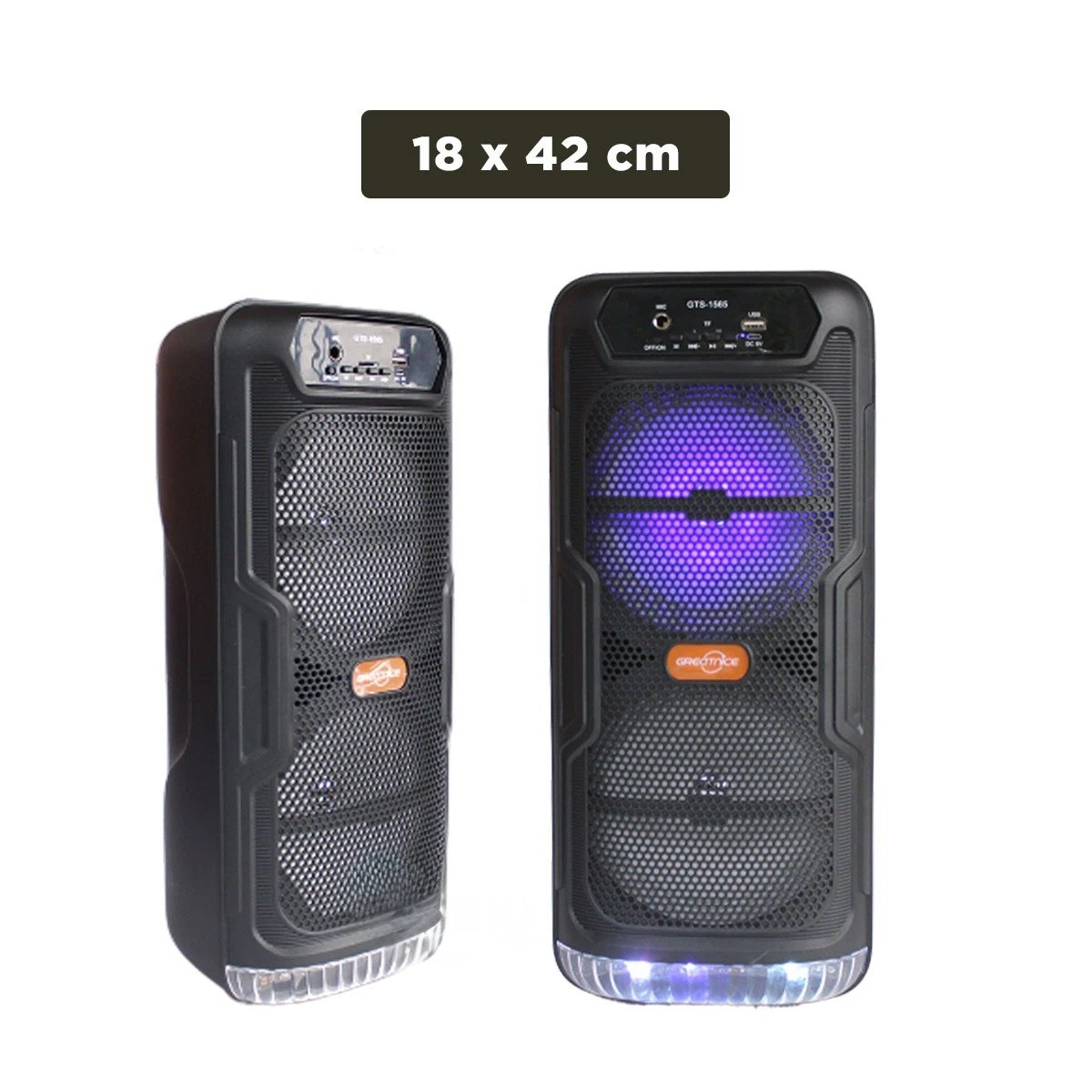 PACK4 REPRODUCTOR COMPACTO NEGRO CON BLUETOOTH AUDIO PORTATIL Y FUNCIONAL Y+PAPEL REGALO - 4