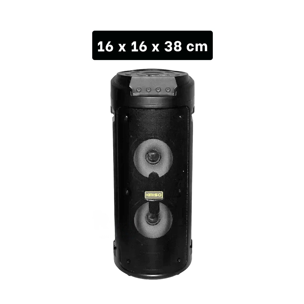 PACK4 SISTEMA AUDIO TORRE BLUETOOTH CON LUZ LED NEGRO CON SONIDO CLARO Y DEFINIDO - 4