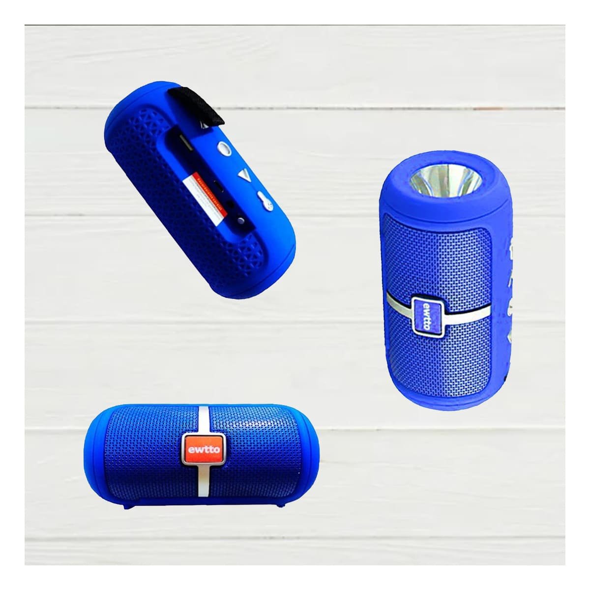 PACK2 PARLANTE PORTATIL AZUL SONIDO CLARO Y POTENTE PARA CASA, OFICINA Y ESTUDIO - 2