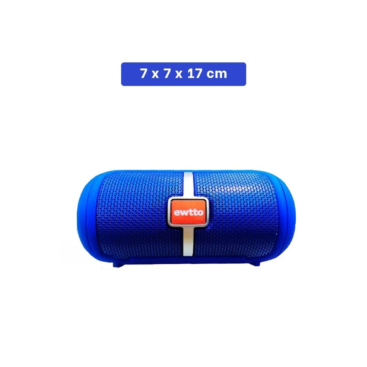 PACK2 ALTAVOZ MODERNO AZUL TECNOLOGIA FUNCIONAL PARA MUSICA, JUEGOS Y PELICULAS Y+PAPEL REGALO - 4