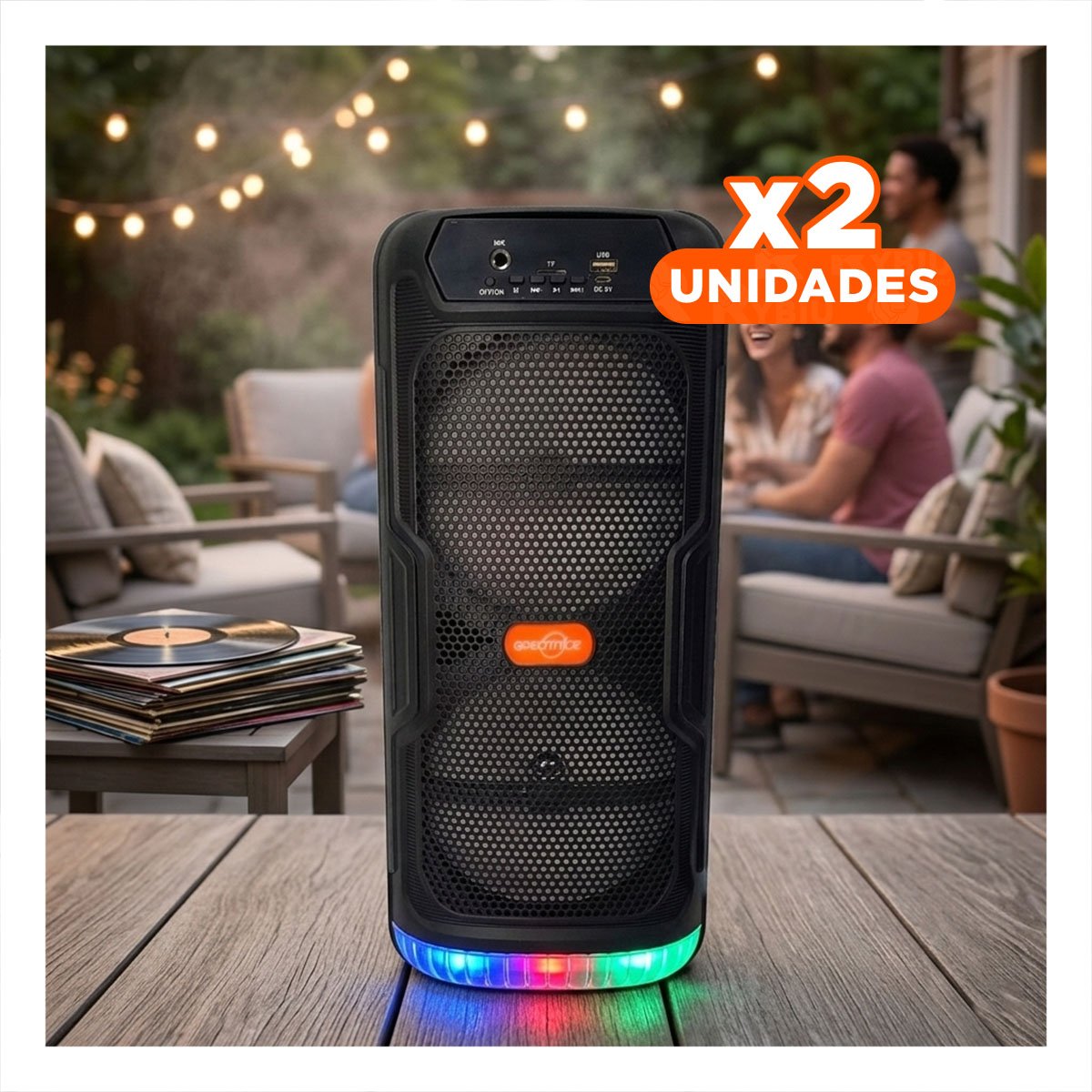 PACK2 EQUIPO ERGONOMICO NEGRO CON BLUETOOTH AUDIO COMODO Y PRACTICO EN HOGAR Y+REGALO STICKER - 1