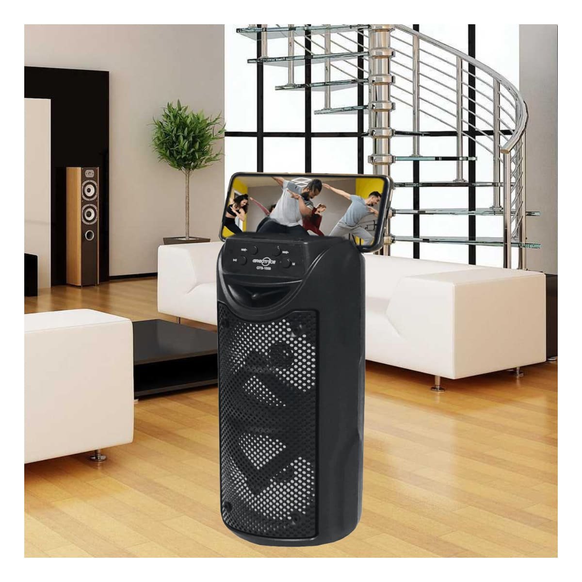 PACK4 PARLANTE MULTIMEDIA NEGRO PARA MUSICA SONIDO PROFESIONAL Y POTENTE Y+REGALO STICKER - 5