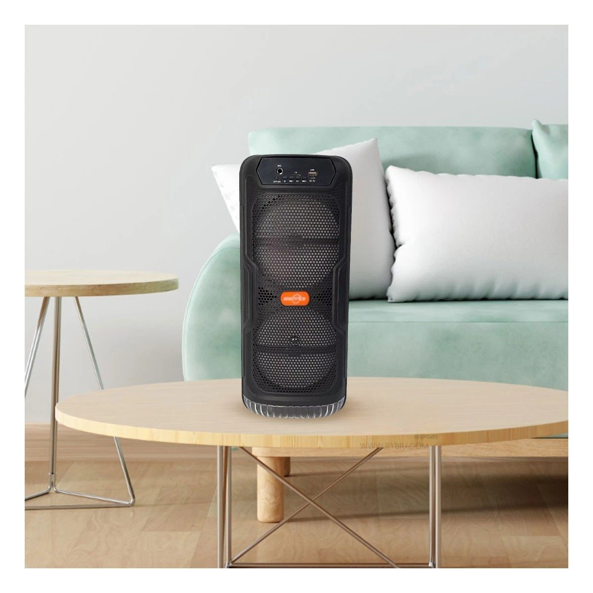 PACK4 SISTEMA INALAMBRICO NEGRO CON BLUETOOTH SONIDO POTENTE Y PRECISO PARA OFICINA - 3