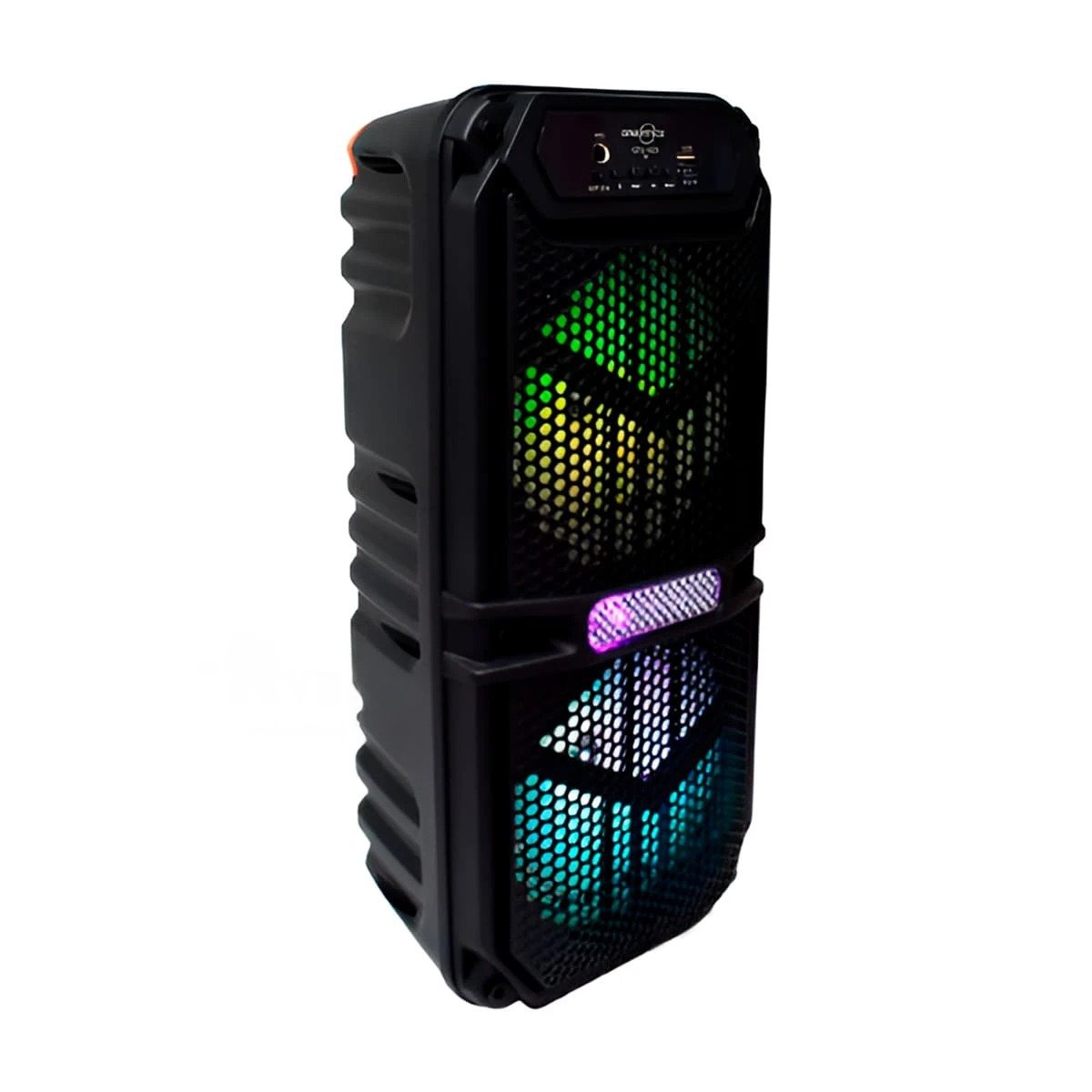 PACK2 ALTAVOZ COLOR NEGRO BLUETOOTH CON BAJO DUAL INTEGRADO Y+REGALO STICKER - 2
