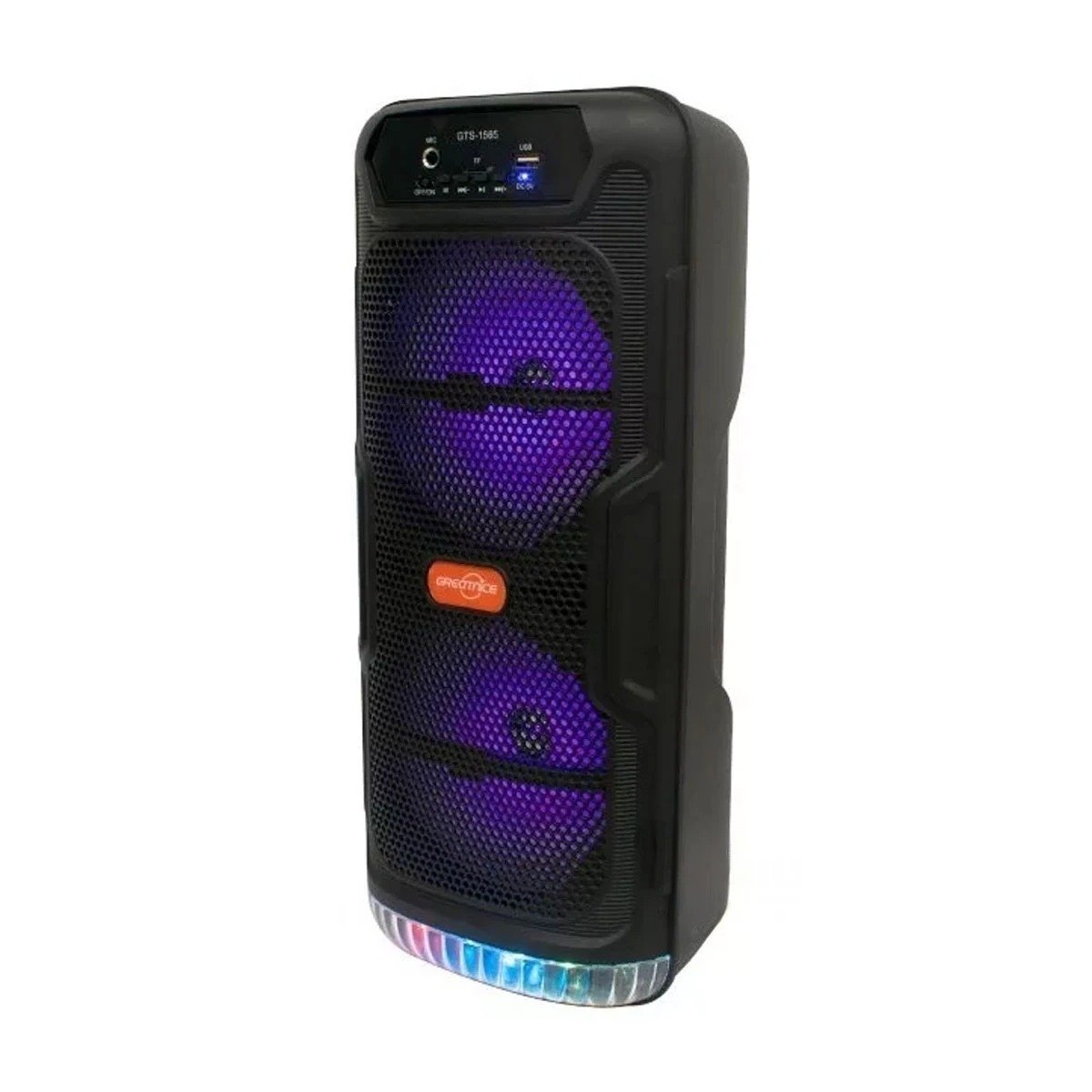 PACK6 SISTEMA PORTATIL NEGRO CON BLUETOOTH SONIDO DURADERO Y POTENTE PARA CASA Y+REGALO STICKER - 2