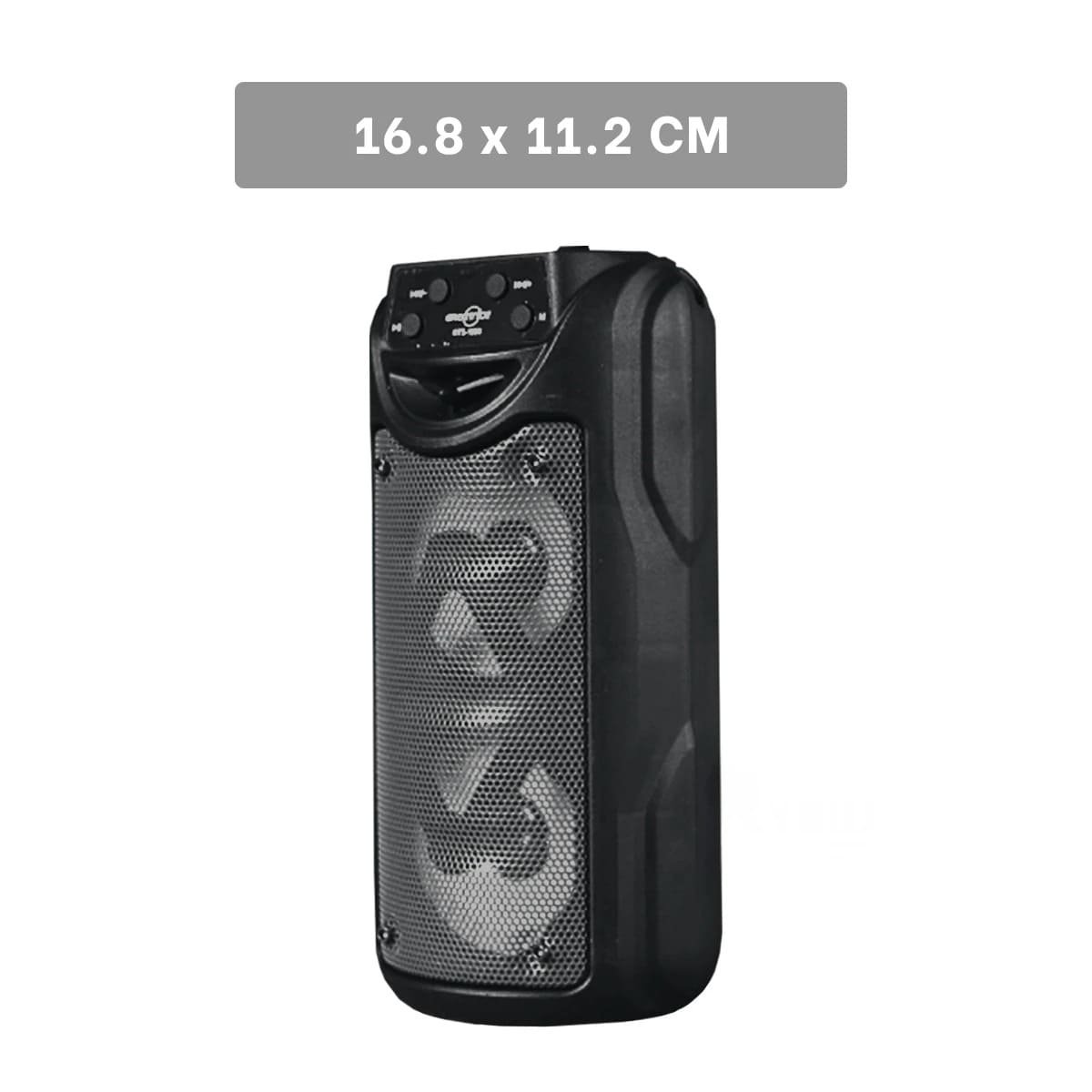 PACK2 ALTAVOZ MODERNO NEGRO PARA MUSICA TECNOLOGIA FUNCIONAL PARA PELICULAS Y+PAPEL REGALO - 4