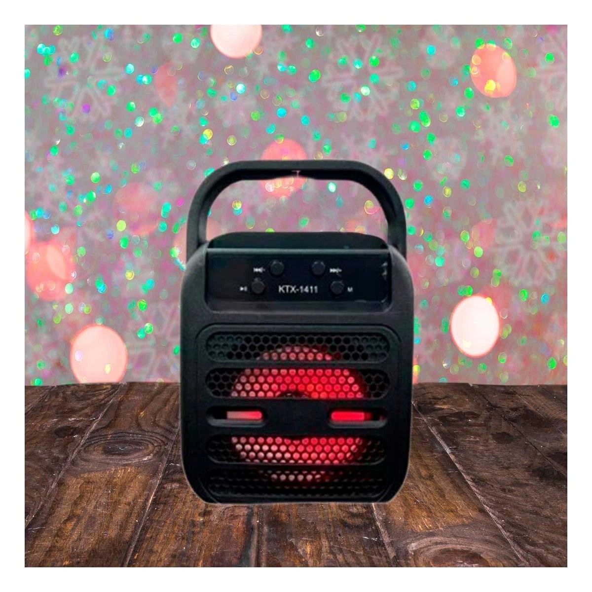 PACK12 EQUIPO SONIDO BLUETOOTH USB NEGRO CON SONIDO AMPLIO Y CLARO Y+PAPEL REGALO - 5