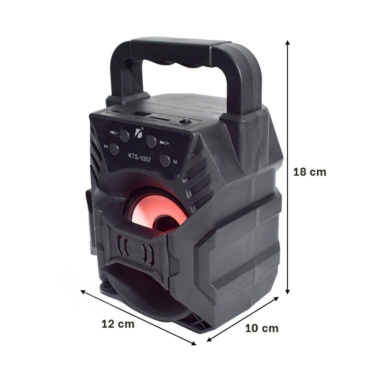 PACK4 SISTEMA AUDIO BLUETOOTH PORTATIL NEGRO CON CONEXION ESTABLE Y RADIO FM Y+PAPEL REGALO - 4