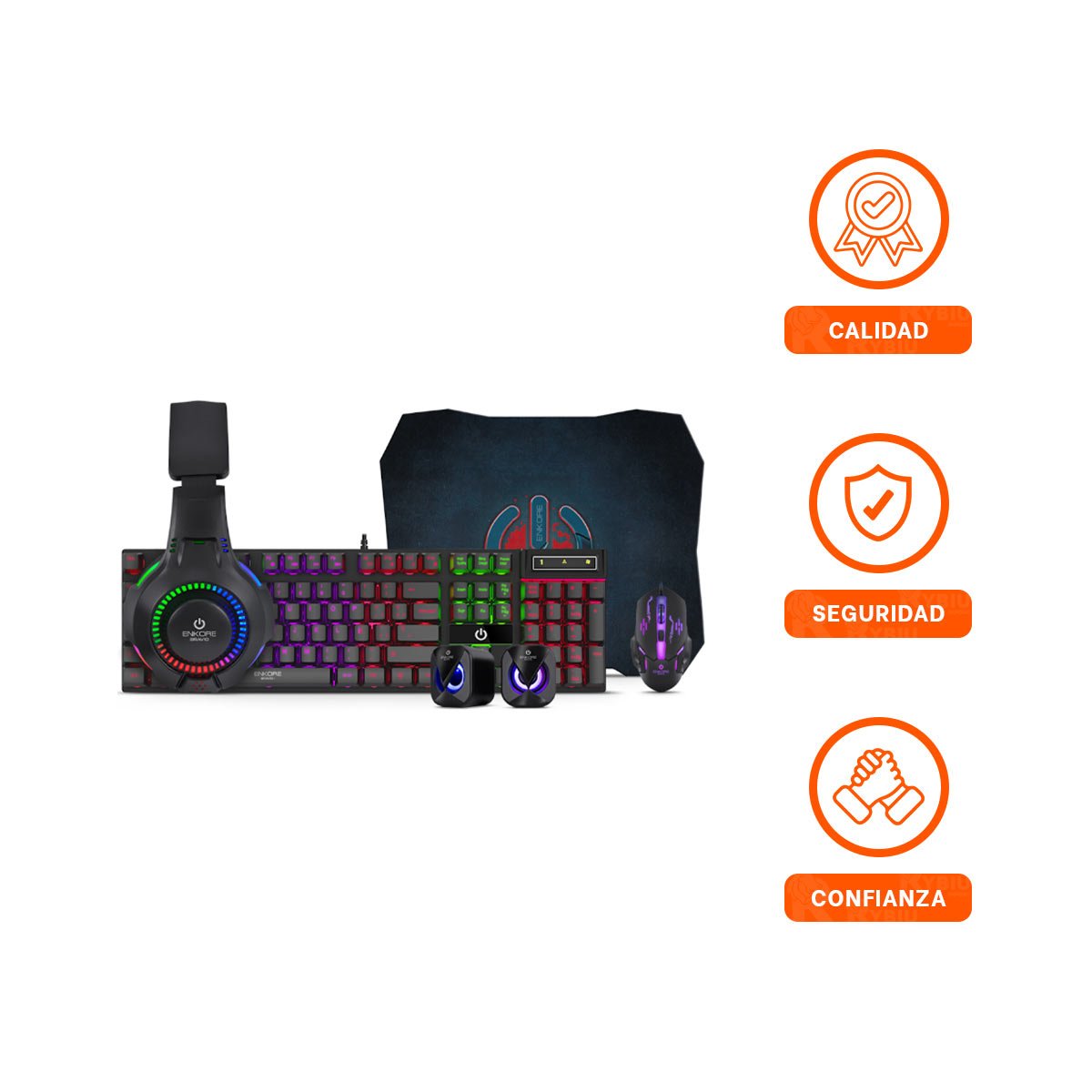 SET PARA POTENCIA Y COMODIDAD CON GAMER 5 EN 1 Y ACCESORIOS COMPLETOS EN NEGRO Y+LIGAS REGALO - 3