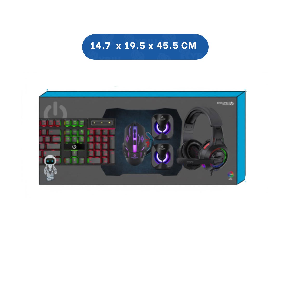 EQUIPO COMPLETO CON POTENCIA Y GAMER 3 EN 1 DIVERSION NEGRO Y+LIGAS REGALO - 4