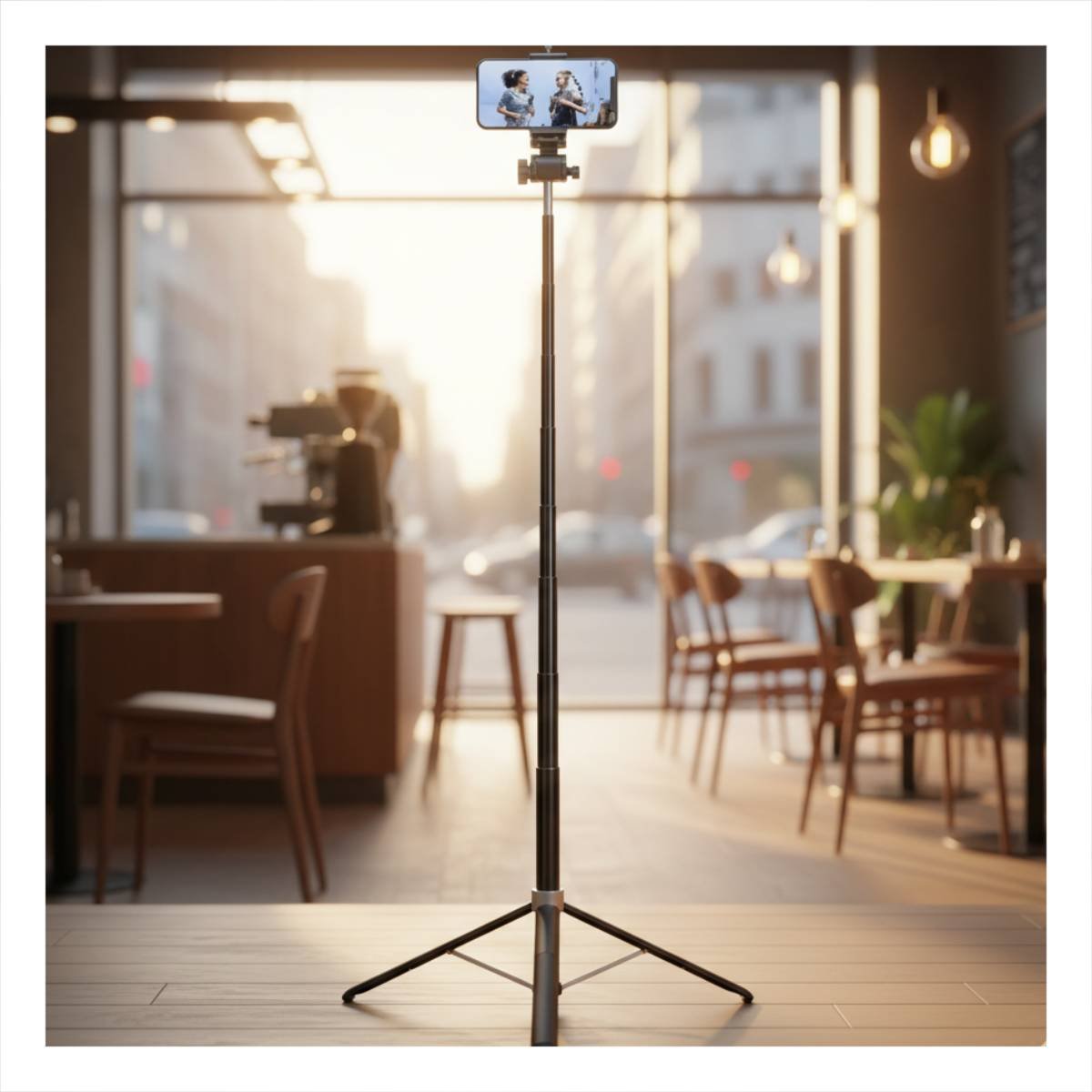 PACK2 BRAZO SELFIE EXTENSIBLE CON SOPORTE PARA SMARTPHONE 1,8M Y+PAPEL REGALO - 2
