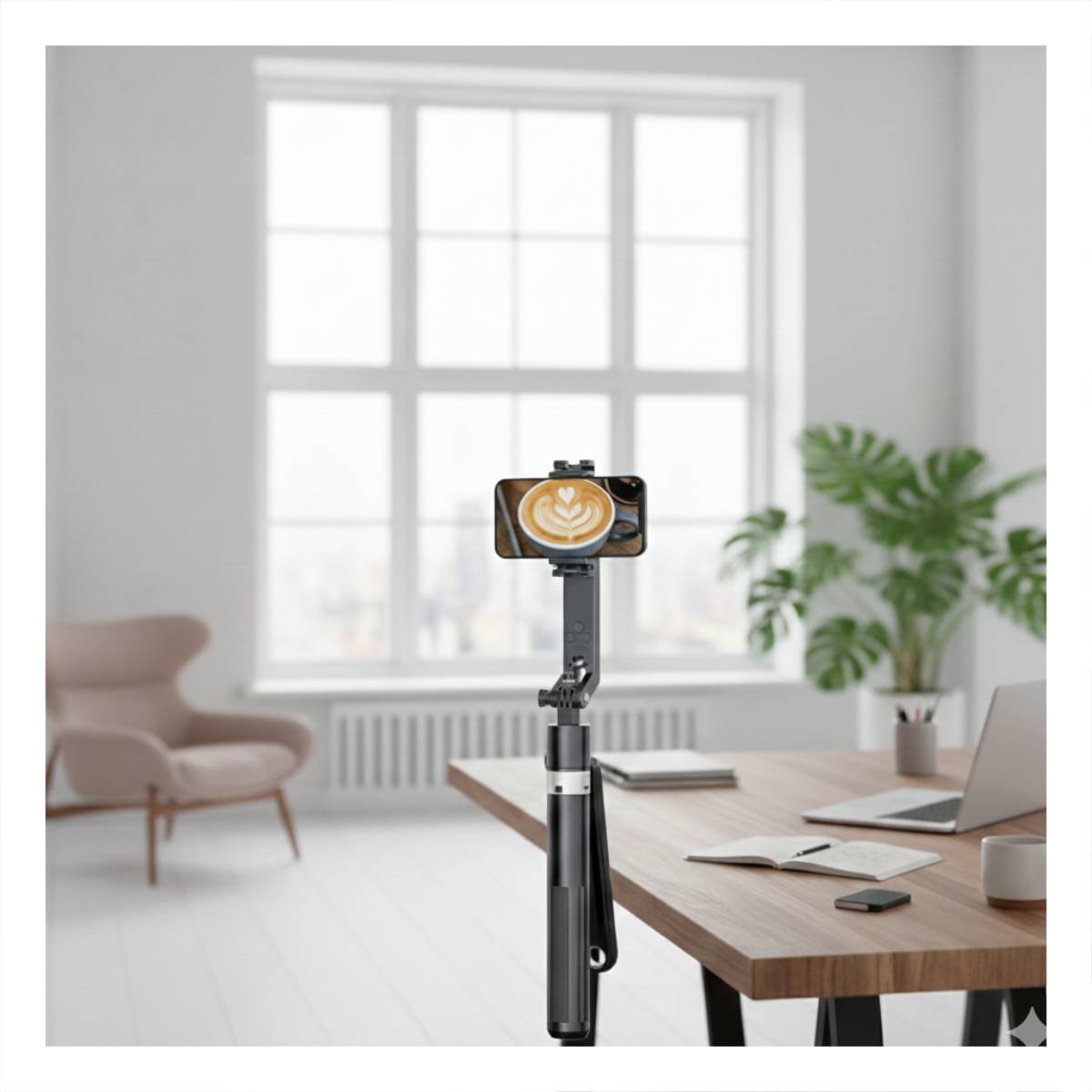 PACK2 BRAZO SELFIE EXTENSIBLE CON SOPORTE PARA SMARTPHONE 1,8M Y+PAPEL REGALO - 5