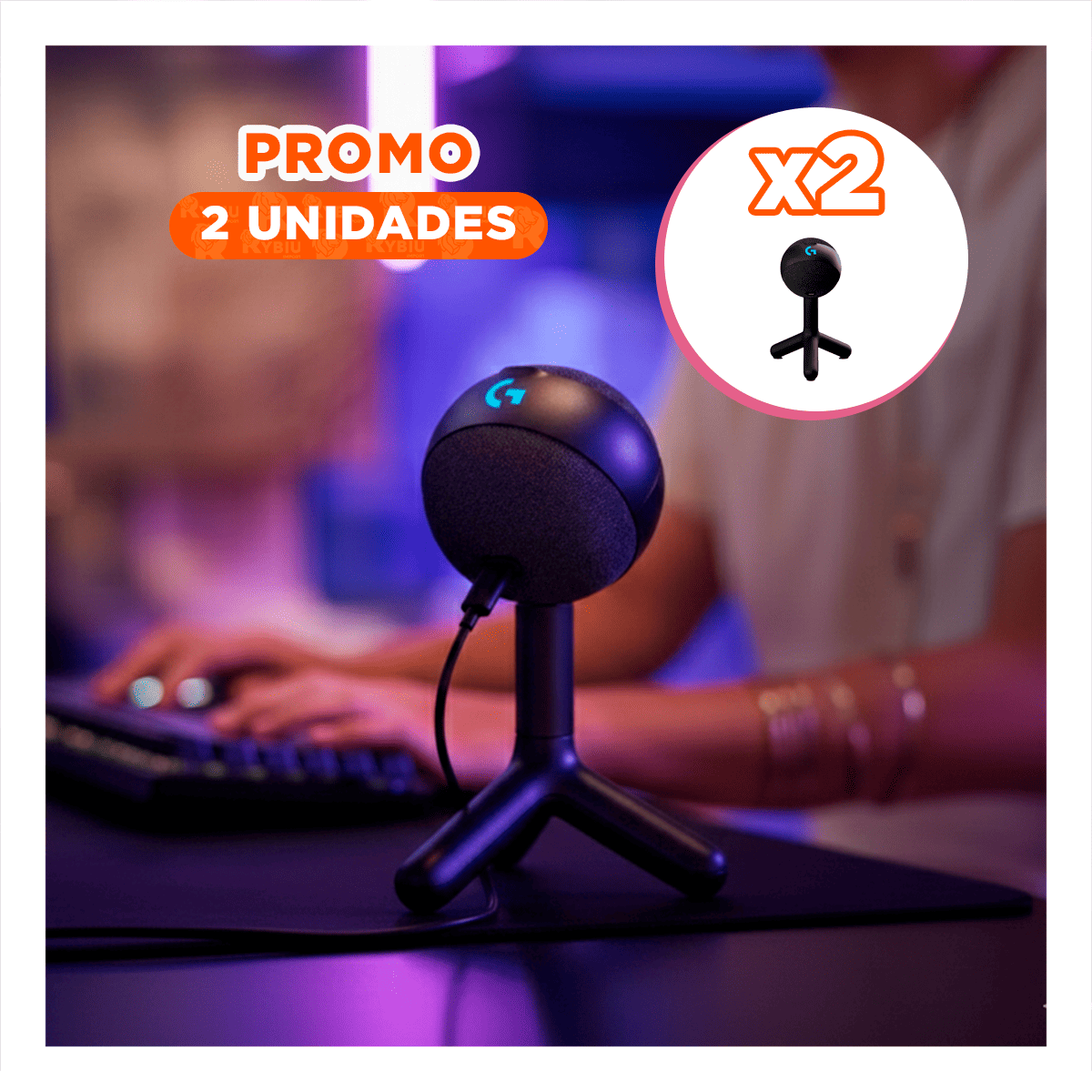 PACK2 SISTEMA PROFESIONAL QUE RESALTA AUDIO DETALLADO CIRCULAR NEGRO Y+REGALO STICKER - 1