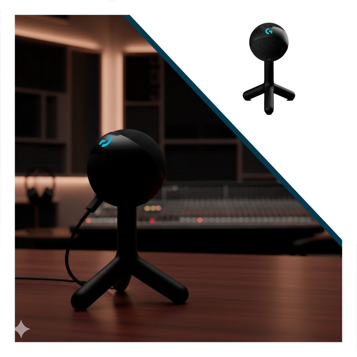 PACK2 APARATO DE AUDIO QUE RESALTA DETALLES DE VOZ EN JUEGOS CIRCULAR NEGRO Y+PAPEL REGALO - 2