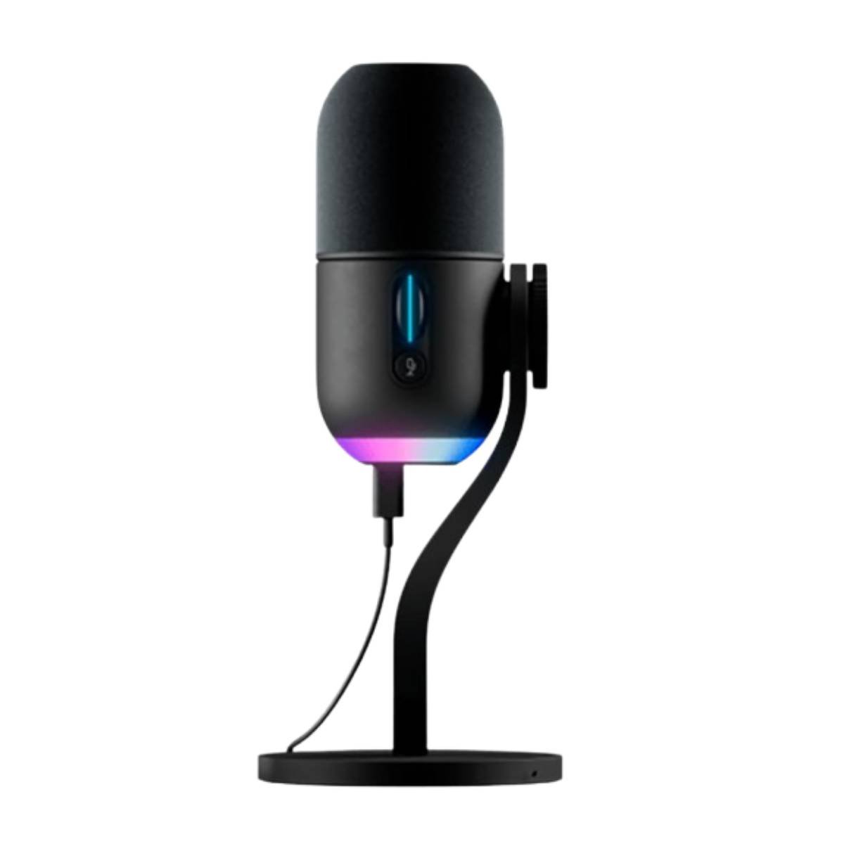 APARATO PARA PODCASTS Y TRANSMISIONES CON CAPTACION OVALADO NEGRO Y+REGALO STICKER - 3