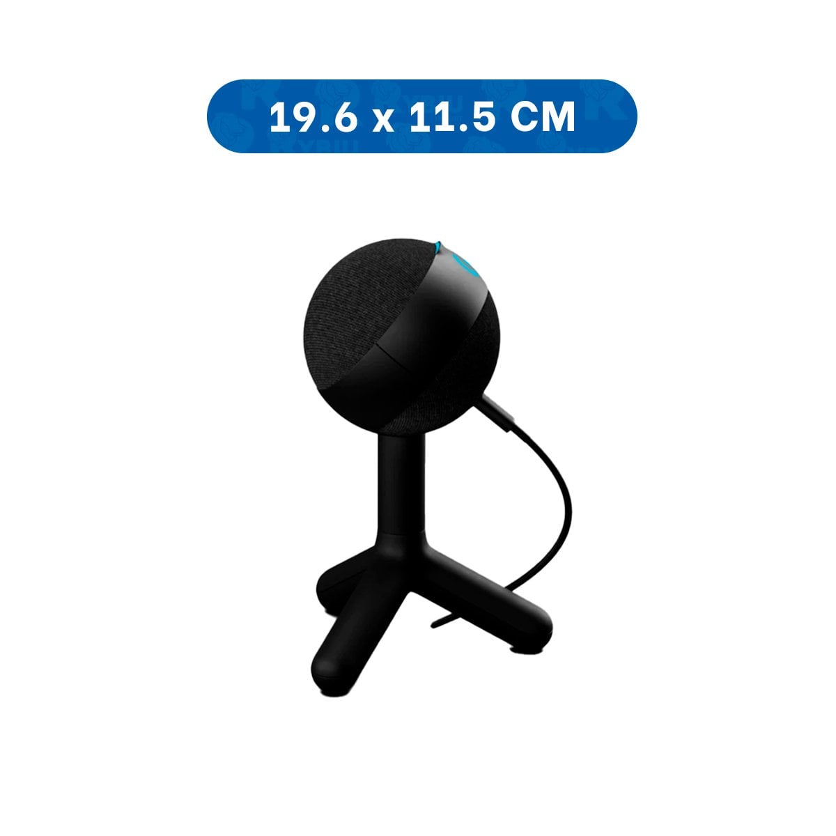EQUIPO PARA STREAMERS Y JUGADORES CON SONIDO CIRCULAR NEGRO Y+PAPEL REGALO - 3
