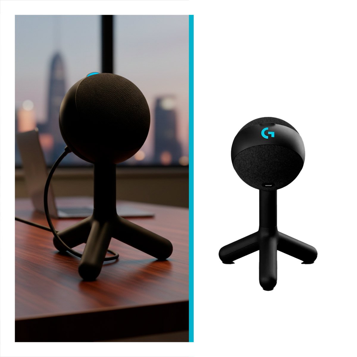 EQUIPO QUE OPTIMIZA AUDIO EN JUEGOS Y STREAMING CIRCULAR NEGRO Y+POST IT - 4