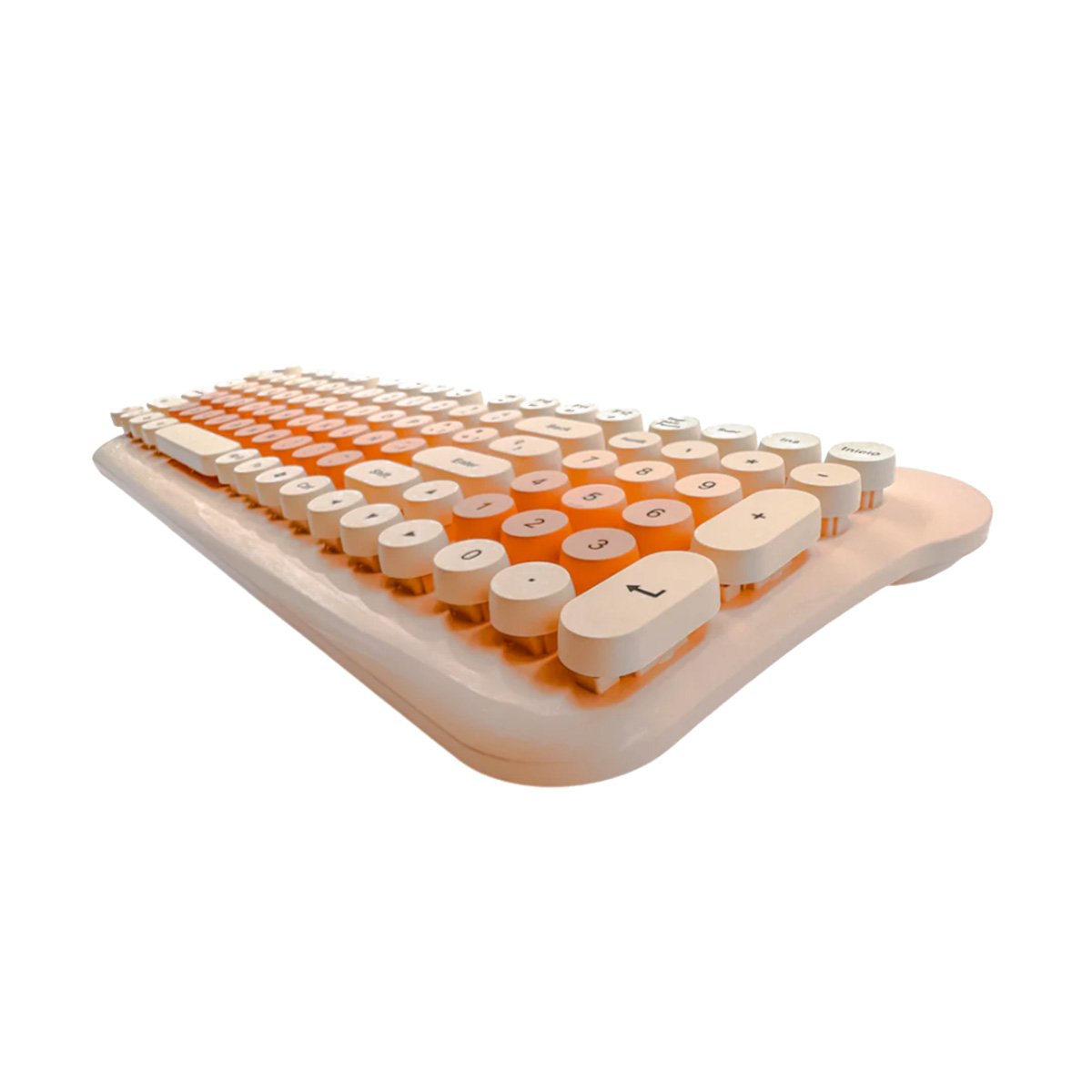 PACK2 PAQUETE PARA LAPTOP CON TECLADO MODERNO Y MOUSE PRACTICO SALMON Y+REGALO STICKER - 2