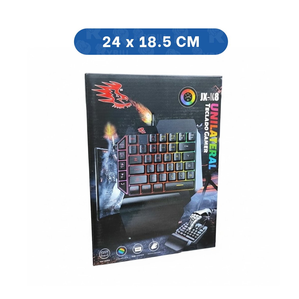 ACCESORIO DE CONTROL GAMER CON DISEÑO ERGONOMICO PARA JUGADORES NEGRO Y+LIGAS REGALO - 4