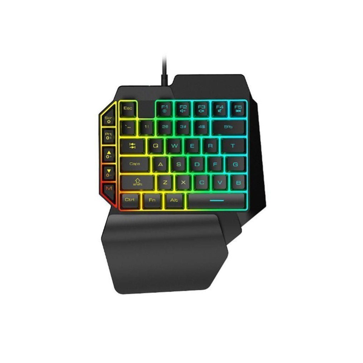 PACK2 MODULO GAMER CON DISTRIBUCION DE TECLAS PARA MAYOR AGILIDAD NEGRO Y+REGALO STICKER - 2