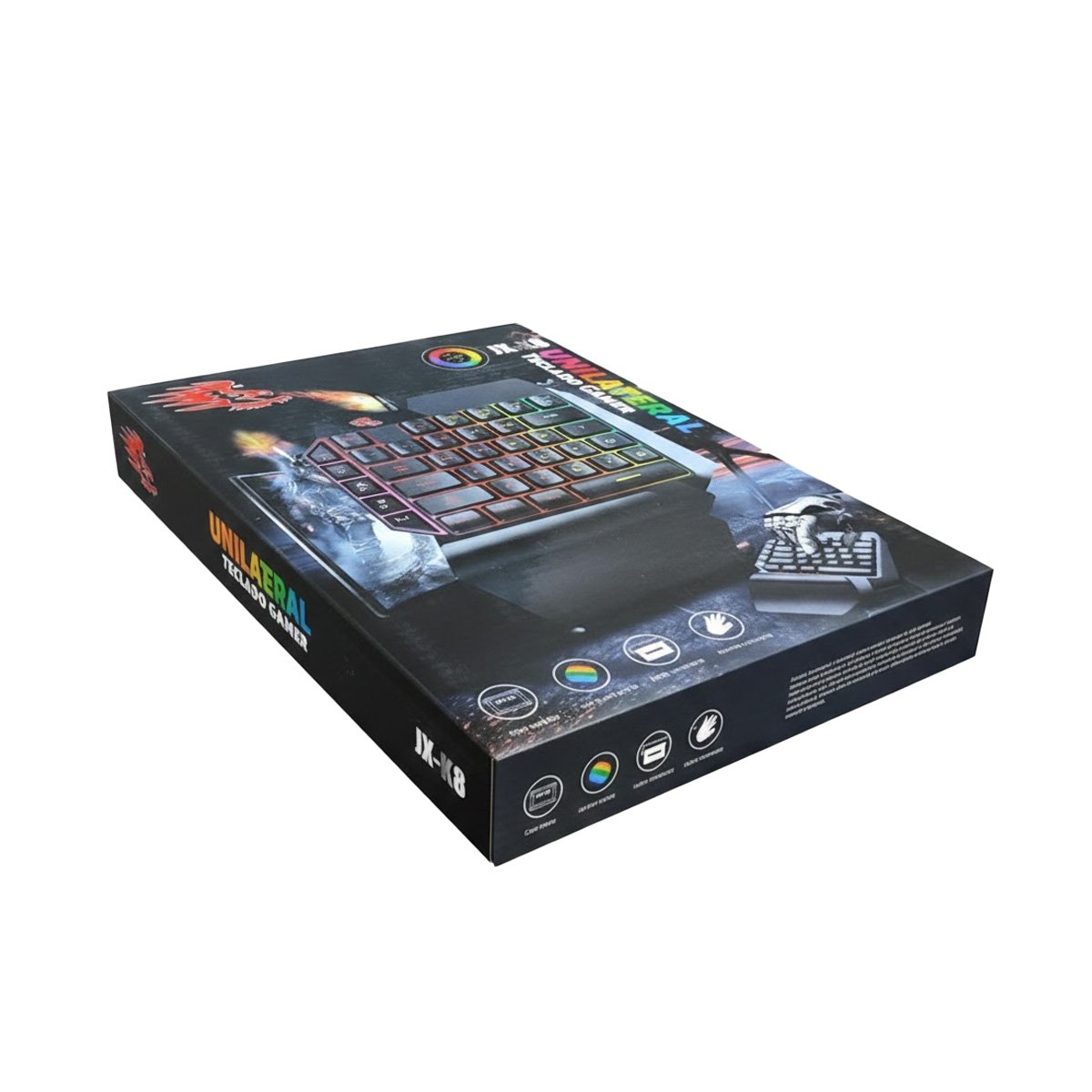 PACK6 UNIDAD GAMER ERGONOMICA CON ACCESO DIRECTO A FUNCIONES DE JUEGO NEGRO Y+REGALO STICKER - 2