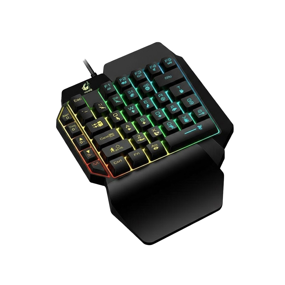 ACCESORIO GAMER PARA ESCRITORIO CON PANEL DE CONTROL PARA GAMING NEGRO Y+REGALO STICKER - 3