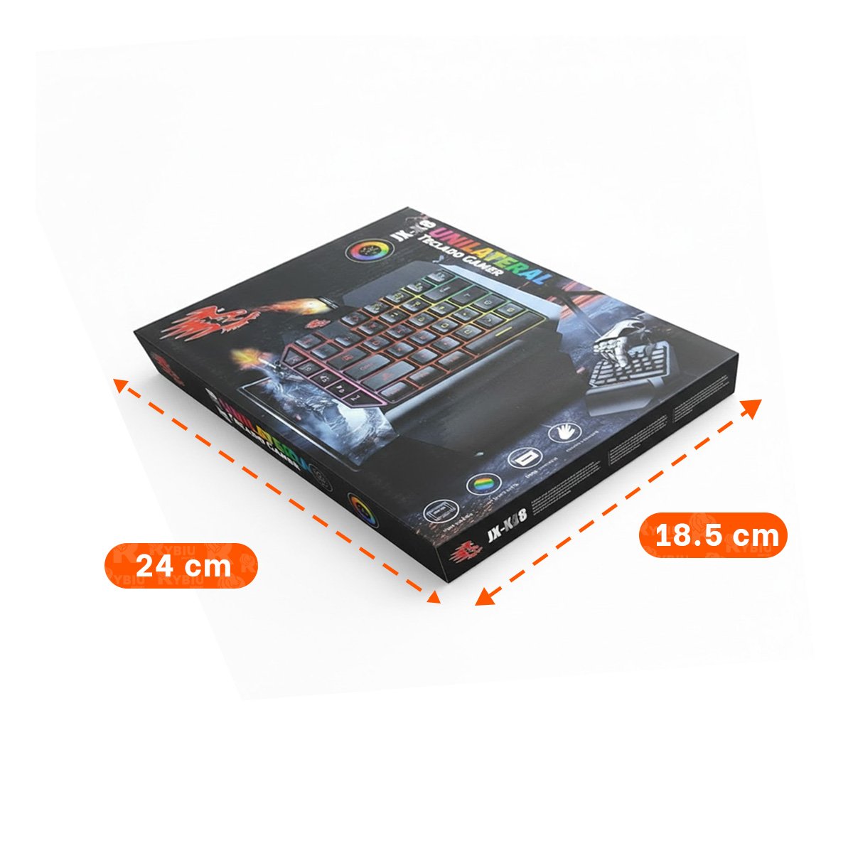 ACCESORIO GAMER PARA ESCRITORIO CON PANEL DE CONTROL PARA GAMING NEGRO Y+REGALO STICKER - 4