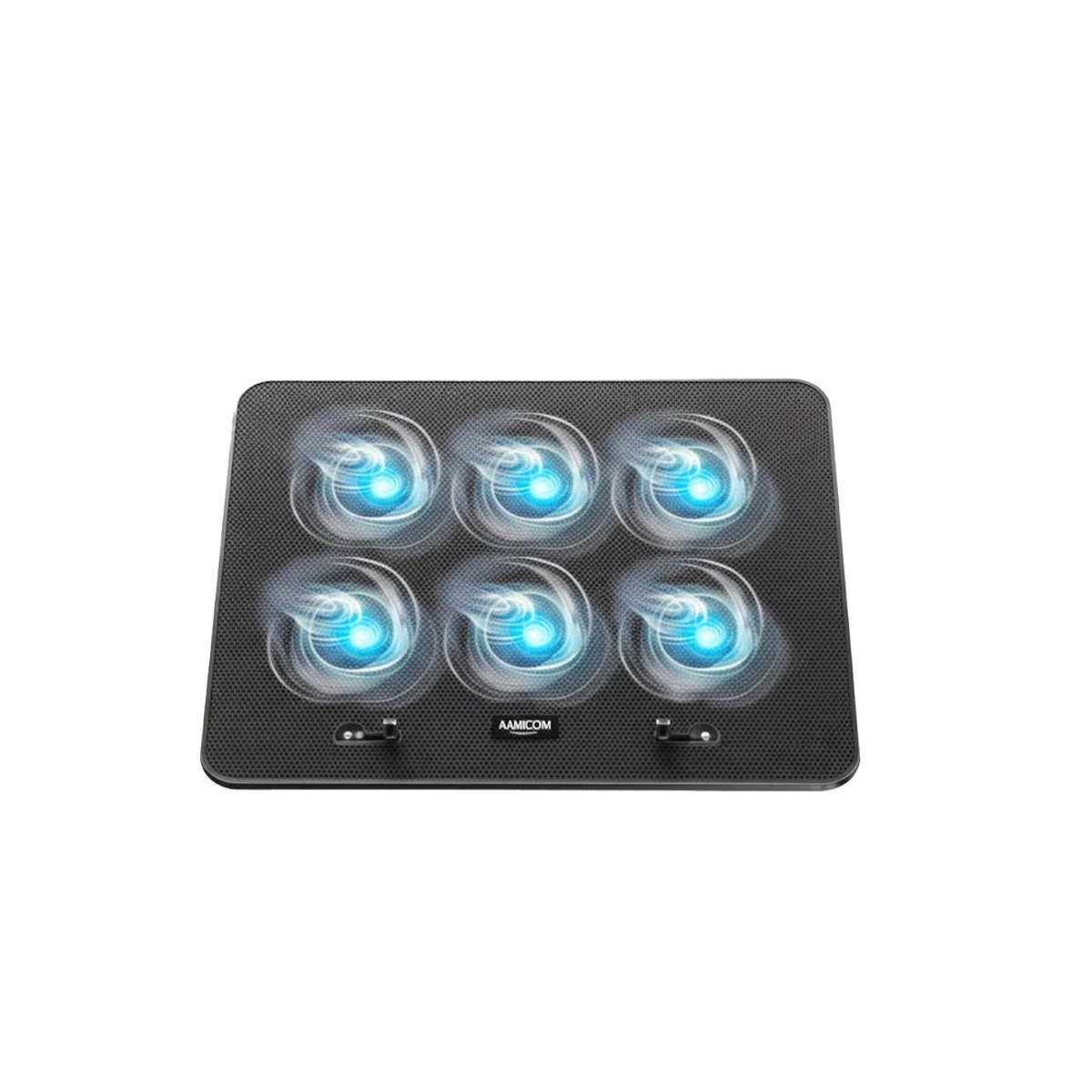 ENFRIADOR PARA SALAS DE ESTUDIO Y CAFETERIAS CON 6 VENTILADORES NEGRO Y+REGALO STICKER - 3