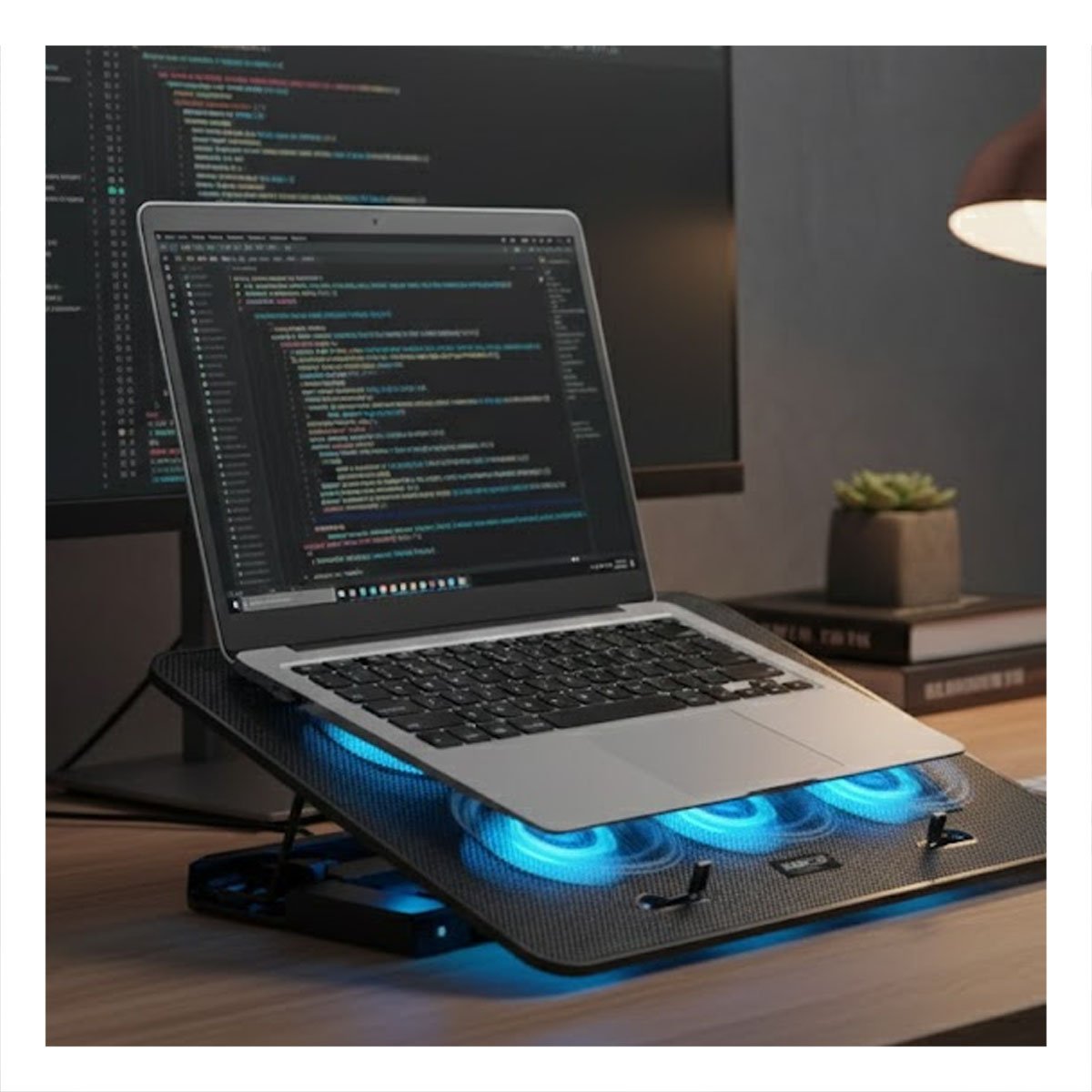 PACK6 IMPLEMENTO QUE OPTIMIZA CIRCULACION DE AIRE EN COMPUTADORAS NEGRO - 3