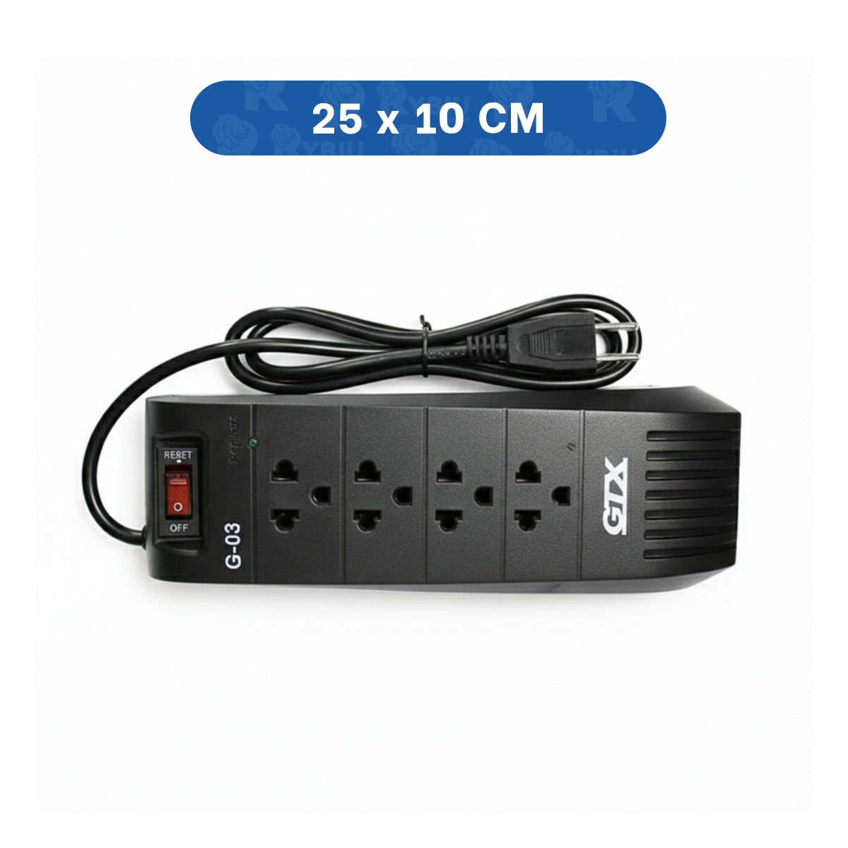 DISPOSITIVO DE CONTROL PARA CASA Y OFICINA CON AJUSTE DE VOLTAJE NEGRO Y+LIGAS REGALO - 4