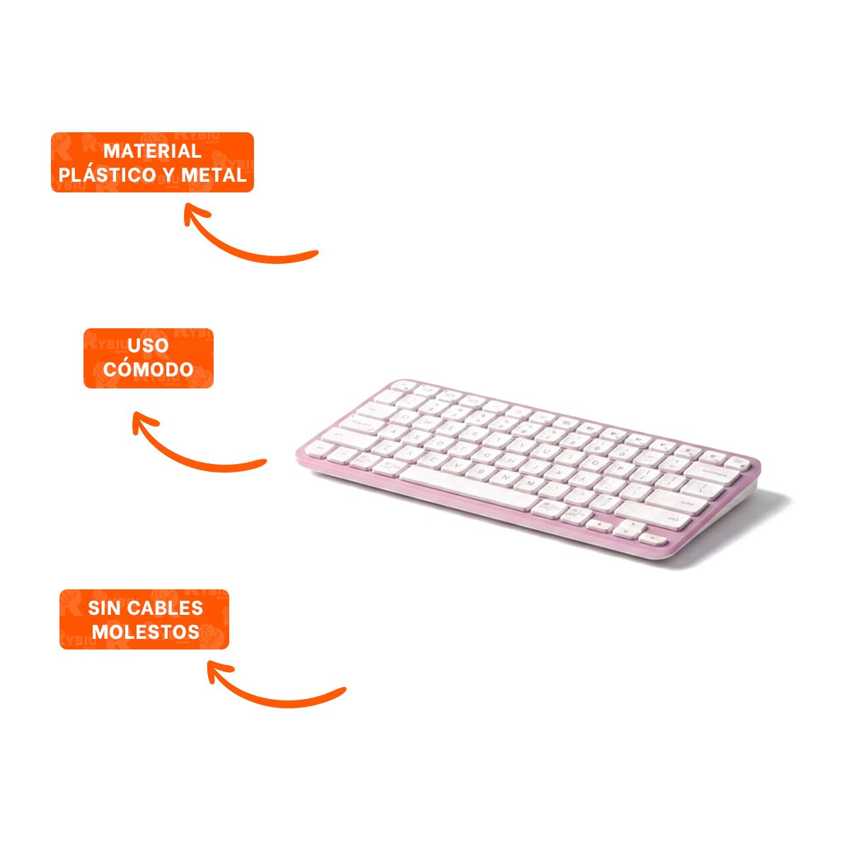 DISPOSITIVO INALAMBRICO PARA COMPUTADORA Y LAPTOP ROSADO - 3