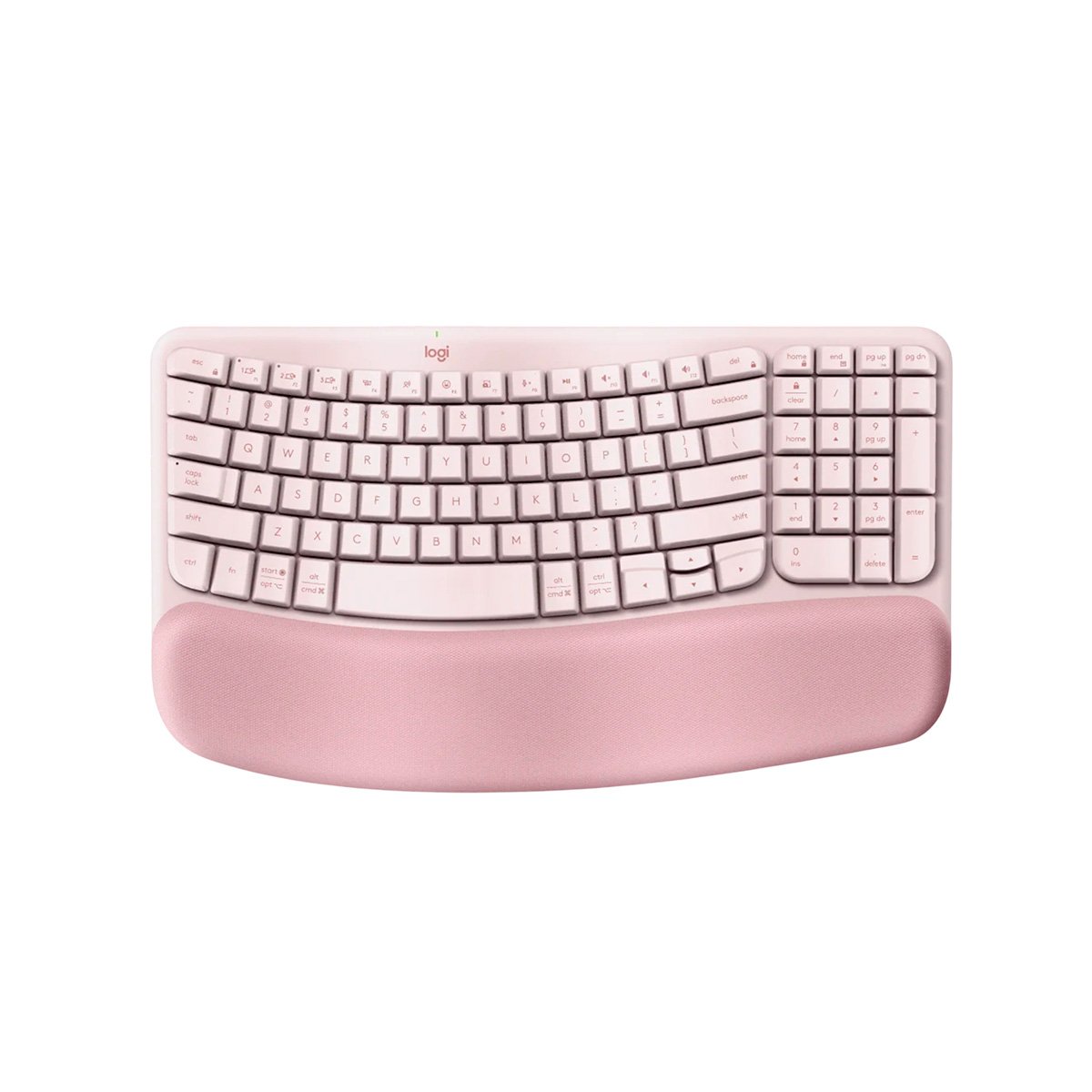 PANEL MODERNO QUE APORTA COMODIDAD CON SUS TECLAS ONDULADAS ROSADO Y+REGALO STICKER - 3