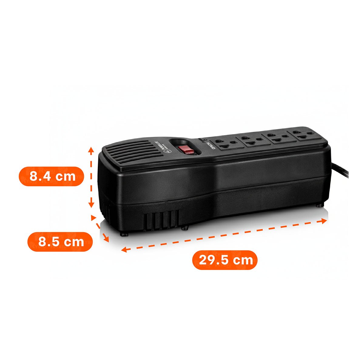 PACK2 MODULADOR CON AJUSTE DE VOLTAJE Y SISTEMA DE SEGURIDAD NEGRO Y+PAPEL REGALO - 4