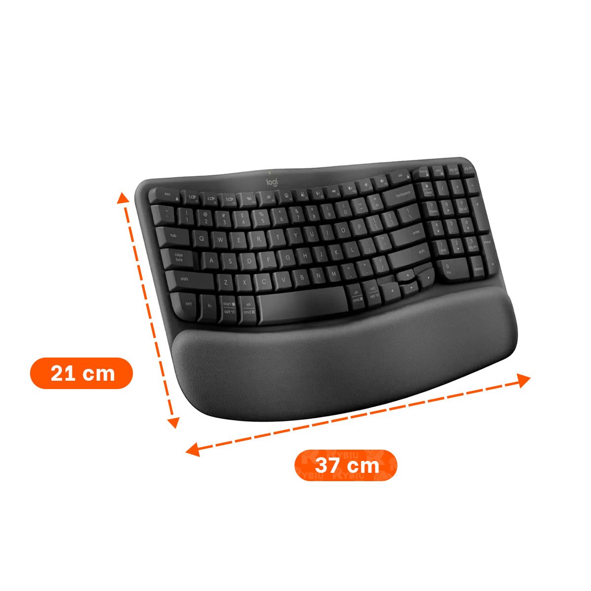 PACK2 PANEL ERGONOMICO INALAMBRICO PARA LAPTOP Y PC NEGRO Y+PAPEL REGALO - 4