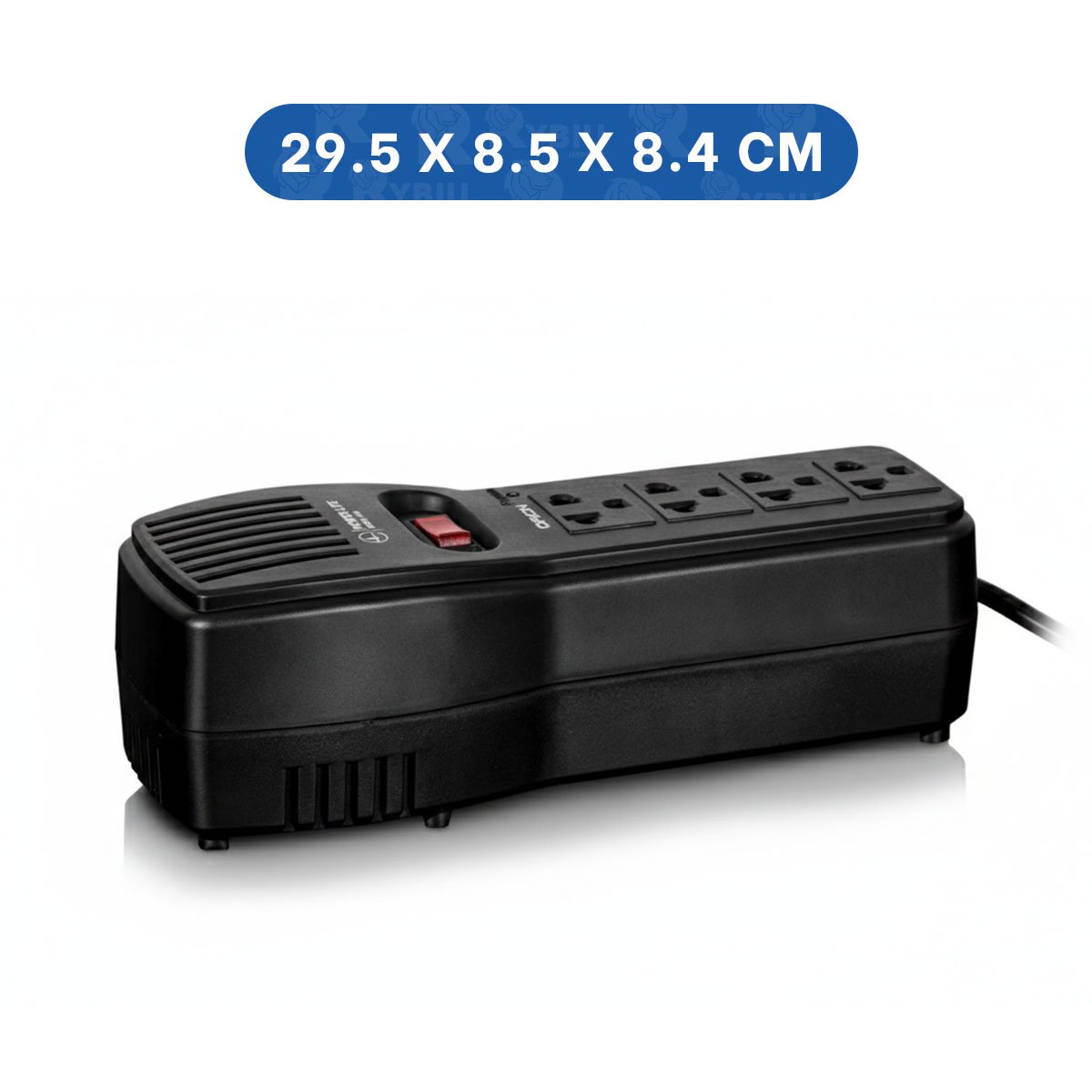 ESTABILIZADOR PARA EQUIPOS ELECTRONICOS CON AJUSTE AUTOMATICO NEGRO Y+LIGAS REGALO - 4