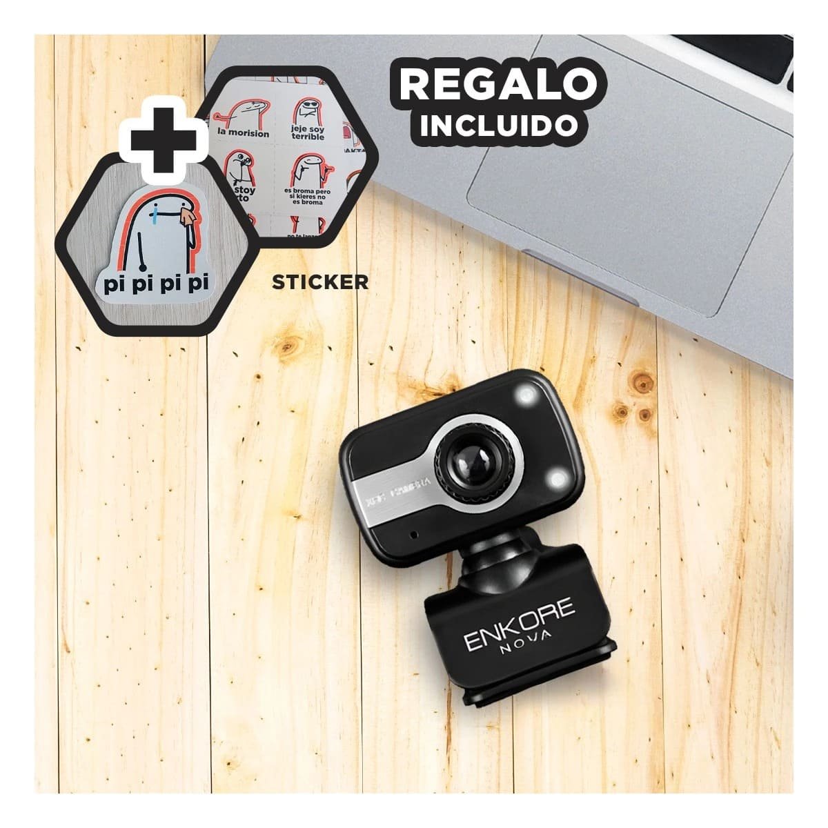 SENSOR OPTICO PARA CLASES VIRTUALES CON IMAGEN CLARA Y FLUIDA Y+REGALO STICKER - 1