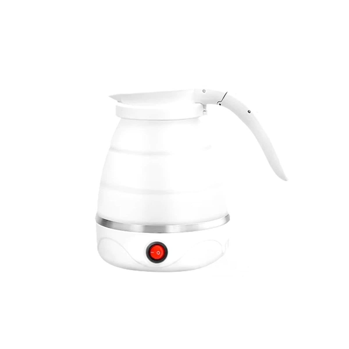 PACK6 CAFETERA DE AGUA ELECTRICA PORTATIL 600ML BLANCO Y+REGALO STICKER - 2
