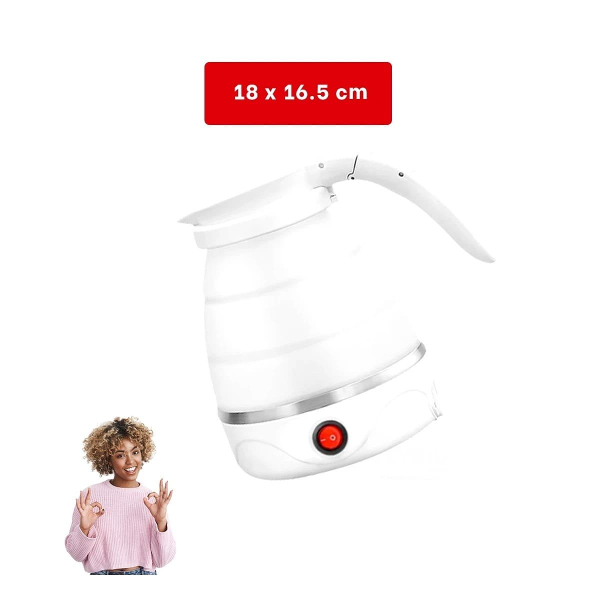PACK4 CALENTADOR DE COCINA ELECTRICO PLEGABLE 600ML BLANCO Y+REGALO STICKER - 4