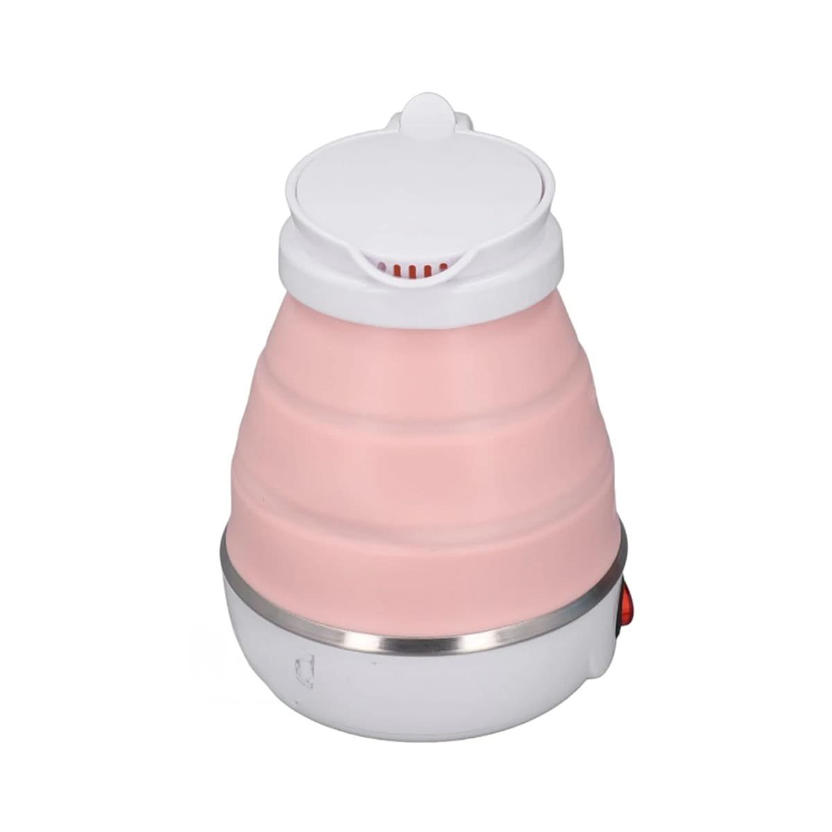 PACK4 HERVIDOR LIVIANO ELECTRICO DE SILICONA ROSADO 600ML PARA MOVIMIENTO Y+PAPEL REGALO - 3
