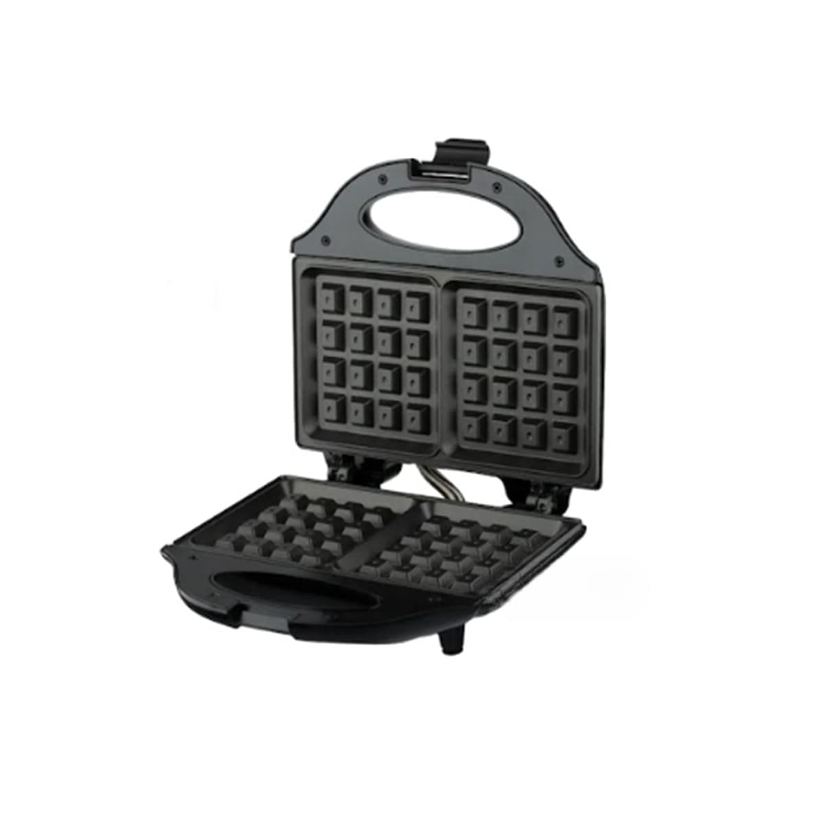 PACK2 SANDWICHERA ANTIADHERENTE DOBLE WAFLERA NEGRO Y+REGALO STICKER - 2
