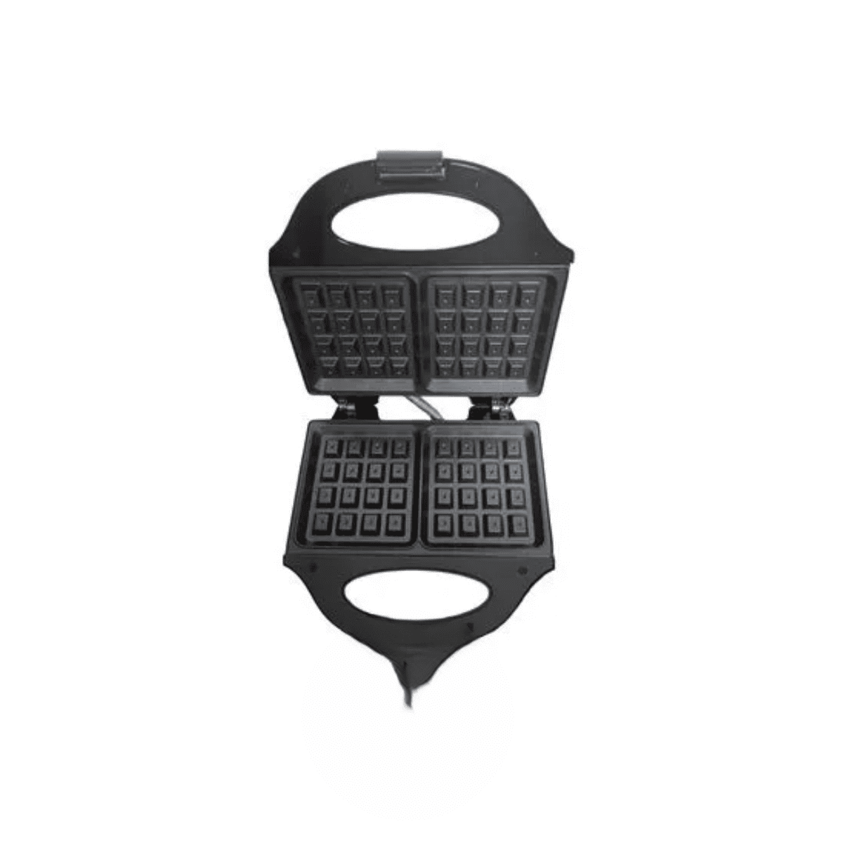 PACK6 MAQUINA MODERNA DOBLE WAFLERA SANDWICHERA NEGRO Y+REGALO STICKER - 2