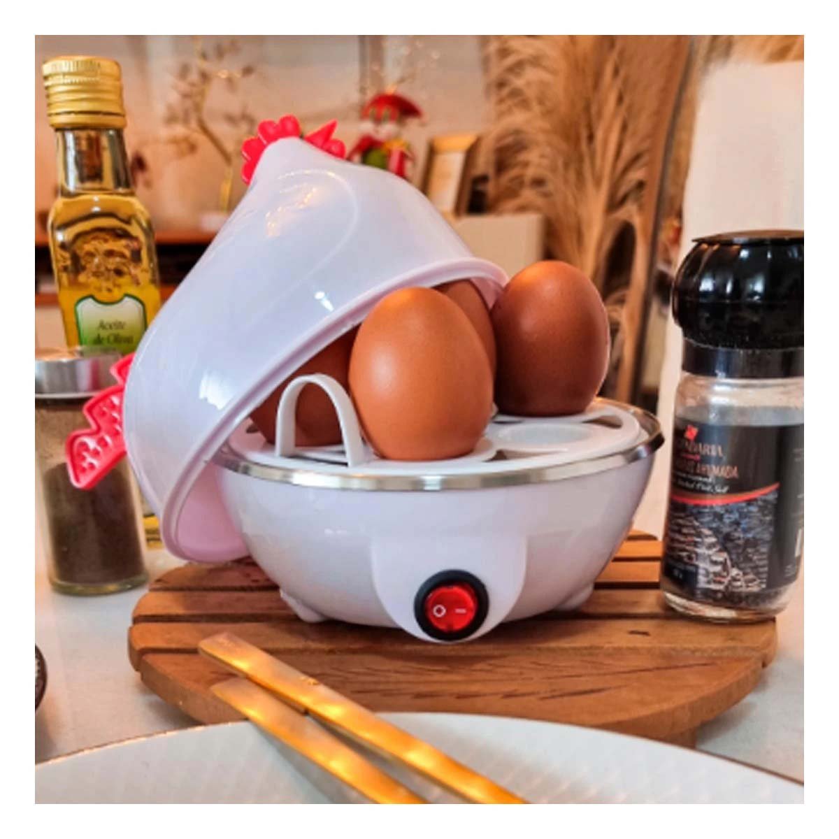 PACK12 OLLA GALLINA BLANCA PARA HERVIR HUEVOS EN COCINA FAMILIAR - 3