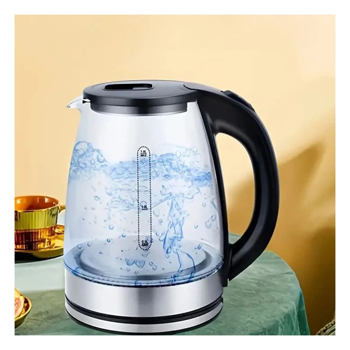 PACK2 CONTENEDOR TRANSPARENTE DE VIDRIO 2 LT PARA BEBIDAS CALIENTES - 5